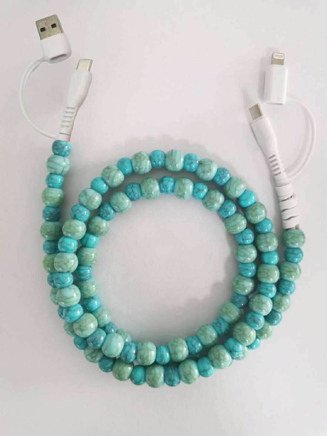 4 IN 1 COLORFUL BEADED FAST CHARGING CABLE | CLOSING SUNDAYS | TAT 35 BUSINESS DAYS