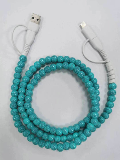 4 IN 1 COLORFUL BEADED FAST CHARGING CABLE | CLOSING SUNDAYS | TAT 35 BUSINESS DAYS