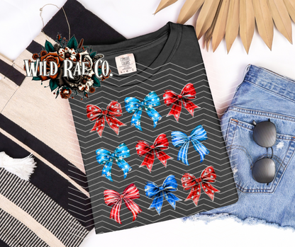 FLAG BOWS | 4OJ DROP