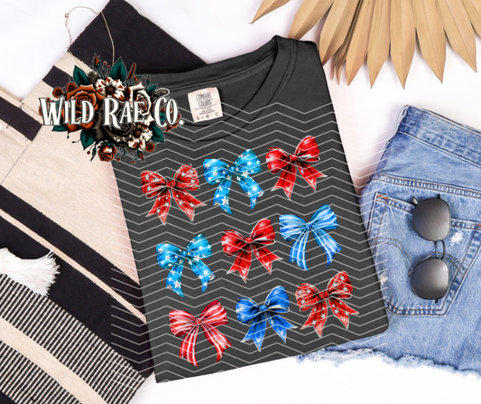 FLAG BOWS | 4OJ DROP