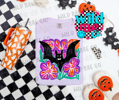 FLORAL BAT | HALLOWEEN