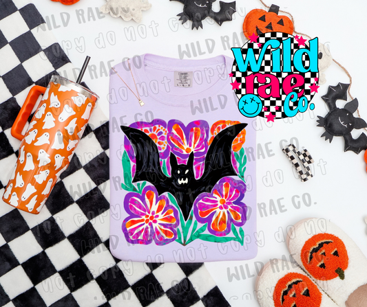 FLORAL BAT | HALLOWEEN