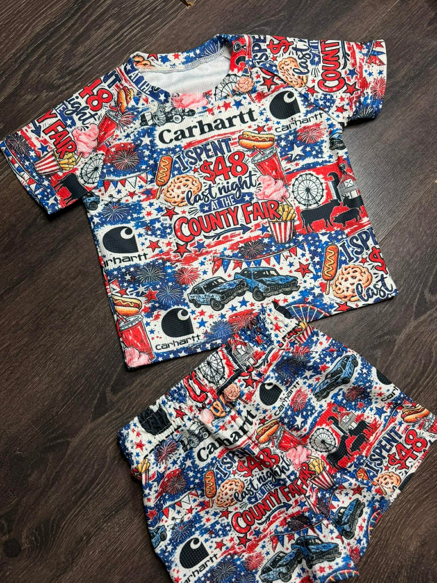 Waffle Short Sleeve Sets | Weekly Item