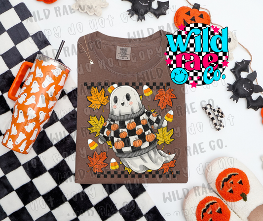 GHOST PUMPKIN SWEATER | HALLOWEEN