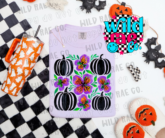 FLORAL PUMPKINS | HALLOWEEN