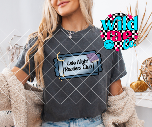 LATE NIGHT READERS CLUB