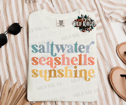 SALTWATER SEASHELLS SUNSHINE | SUMMER VIBES