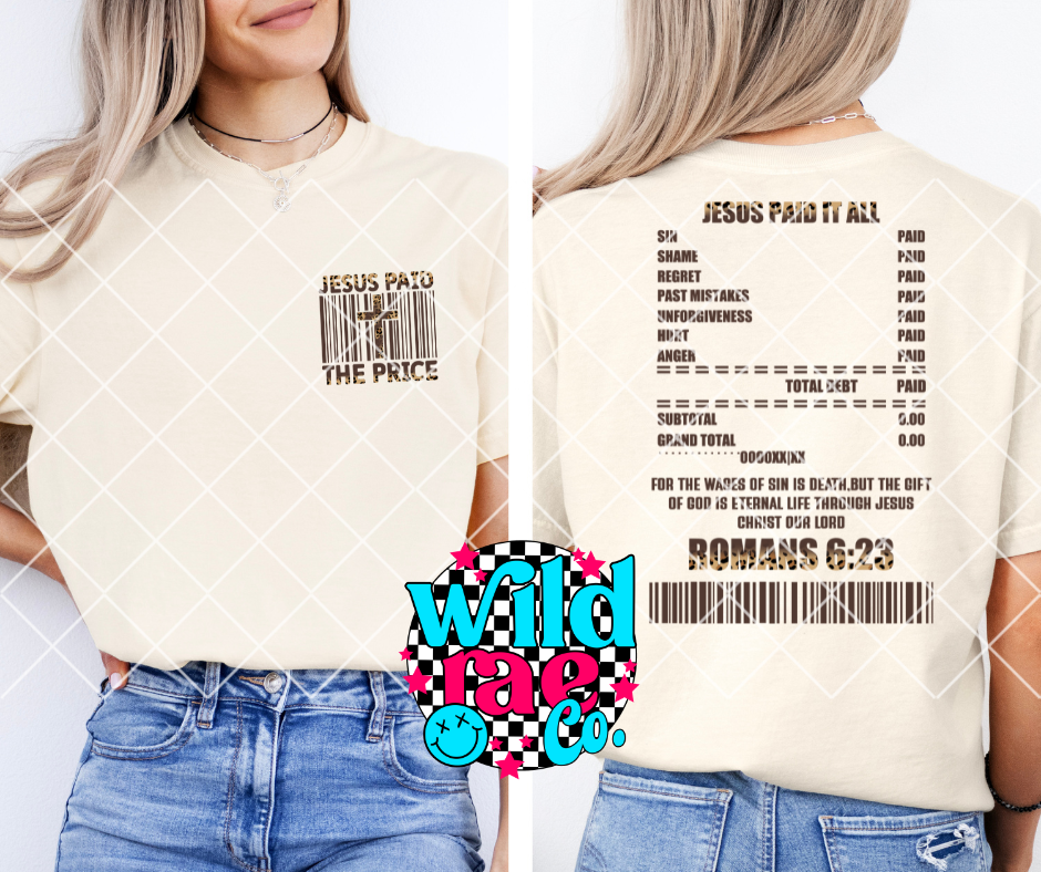 JESUS PAID THE PRICE