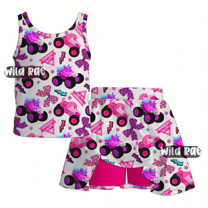 Custom Athletic Tank + Skort Set