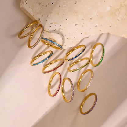 Birthstone Eternity Ring