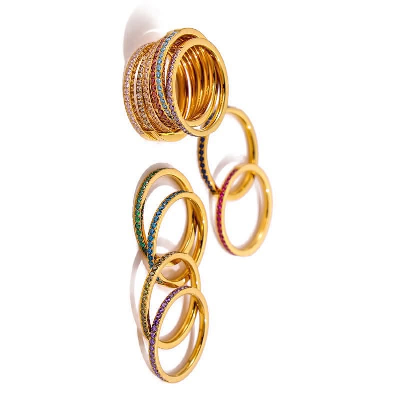 Birthstone Eternity Ring