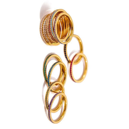 Birthstone Eternity Ring
