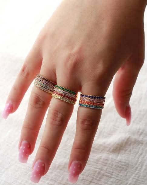 Birthstone Eternity Ring