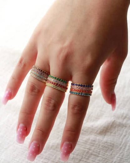 Birthstone Eternity Ring
