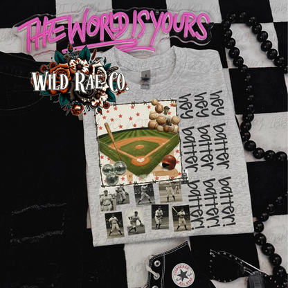 HEY BATTER BATTER COLLAGE