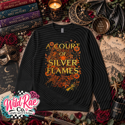 Silver Flames - Dark Shirts Only