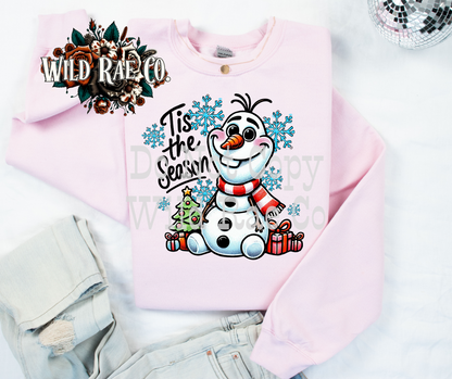 TIS THE SEASON SNOWMAN