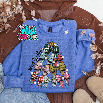 Merry Christmas Bow Tree