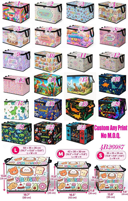 Custom Print Storage Chaos Bin