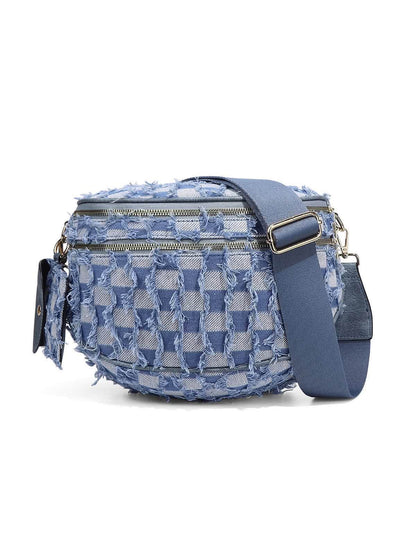 Checker Crossbody Bag