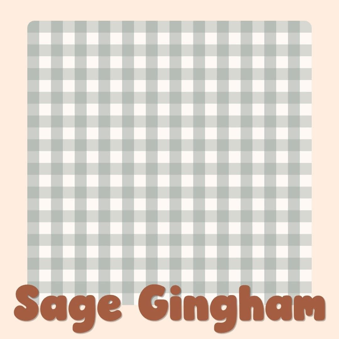 SAGE GINGHAM | COZY LITTLE HARVEST