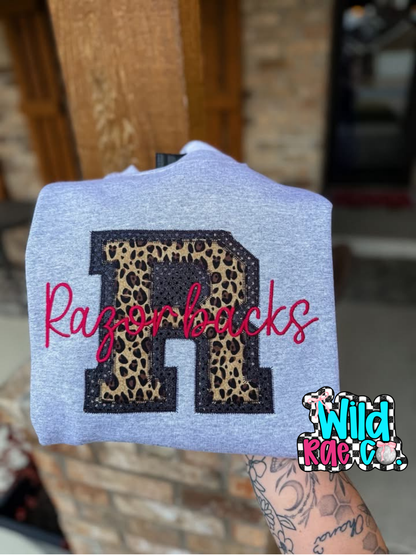 Cheetah + Sequin Glitter Mascots