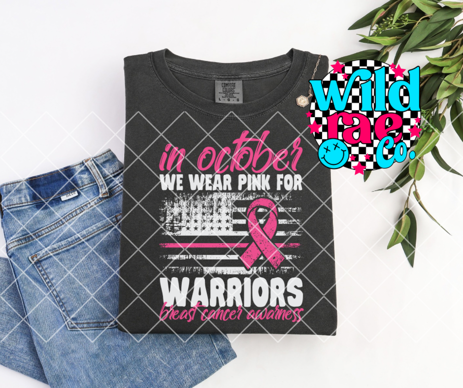 We Wear Pink For Warriors