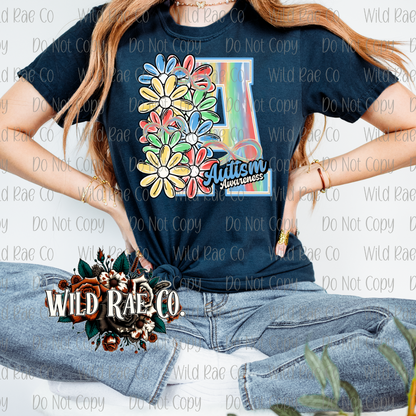 FLORAL AUTISM PAINTED