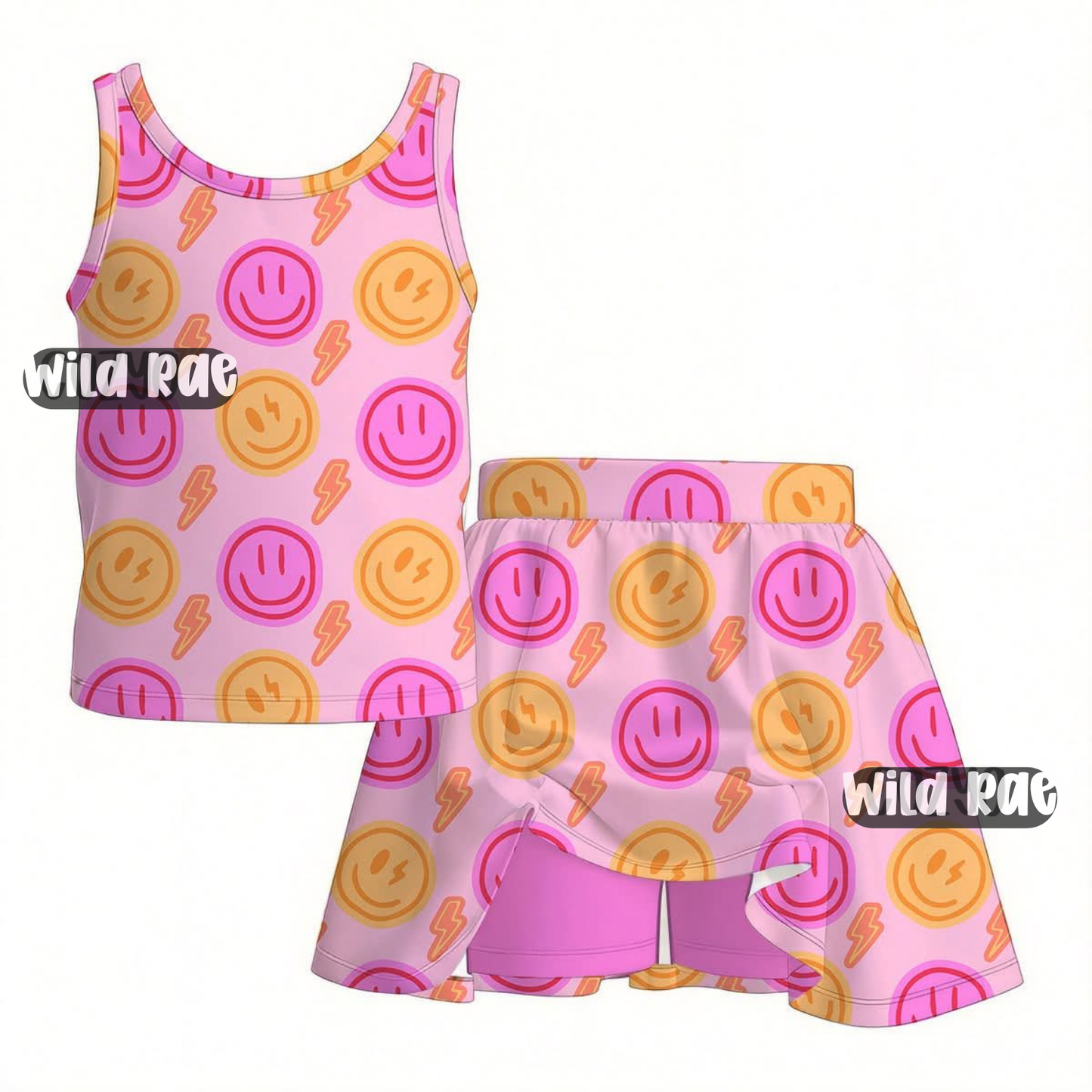 Custom Athletic Tank + Skort Set