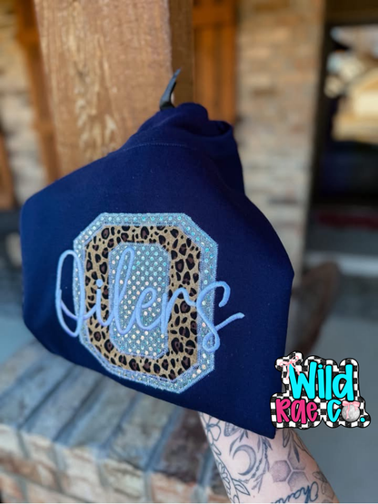 Cheetah + Sequin Glitter Mascots