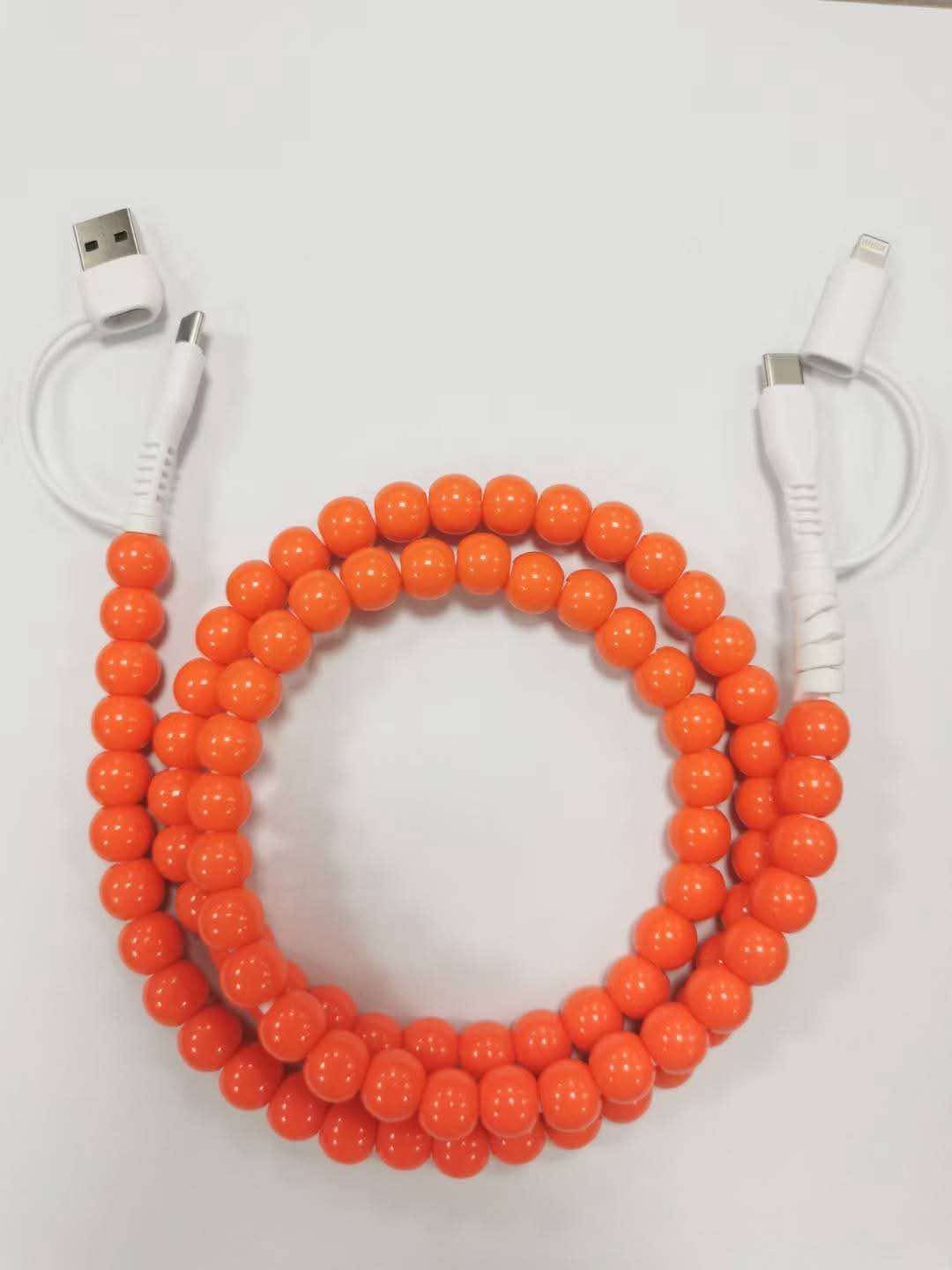 4 IN 1 COLORFUL BEADED FAST CHARGING CABLE | CLOSING SUNDAYS | TAT 35 BUSINESS DAYS