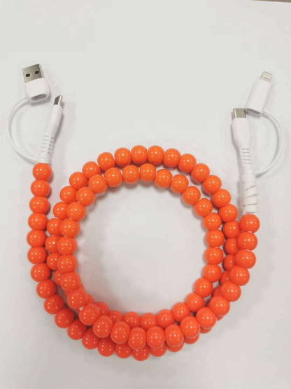4 IN 1 COLORFUL BEADED FAST CHARGING CABLE | CLOSING SUNDAYS | TAT 35 BUSINESS DAYS