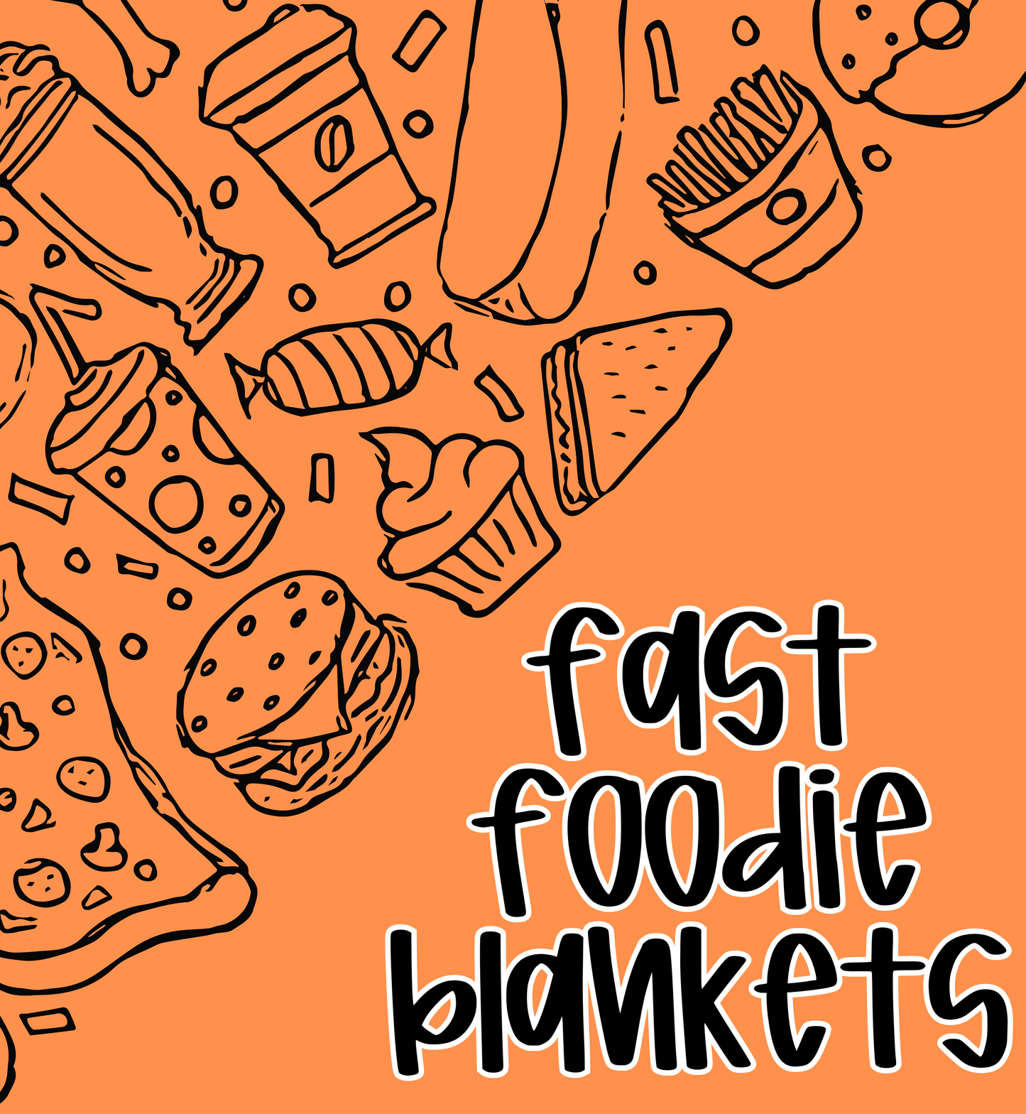 FAST FOODIE | TRIPLE LAYER BLANKET