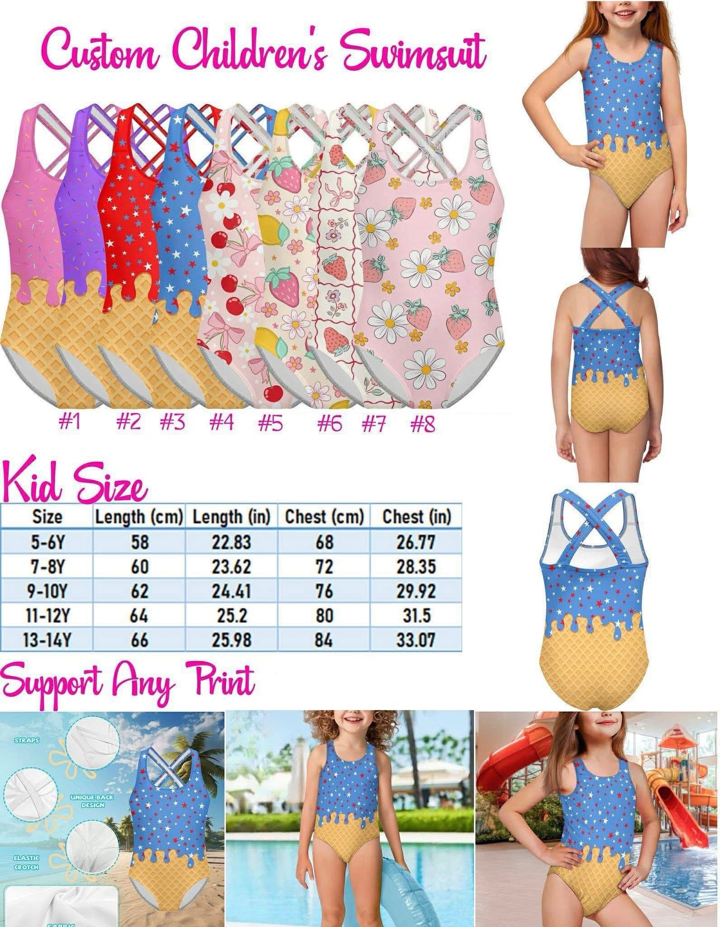 Custom Kids Swimsuit