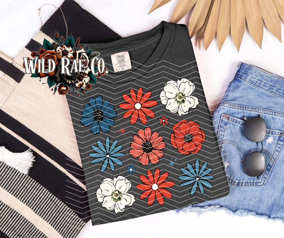 PATRIOTIC FLOWERS | 4OJ DROP