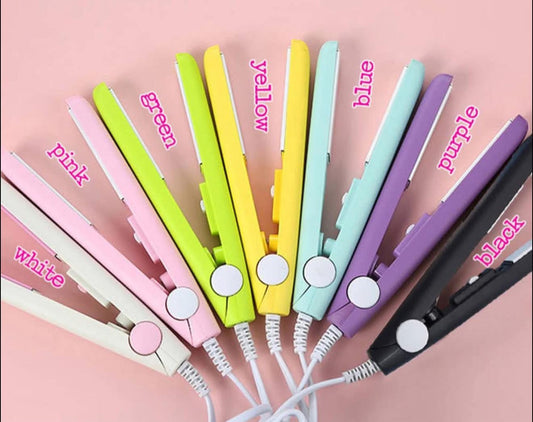 2-in-1 Ceramic Mini Curler / Hair Straightener