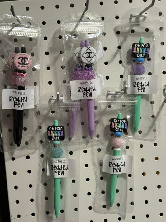 BEADED PEN