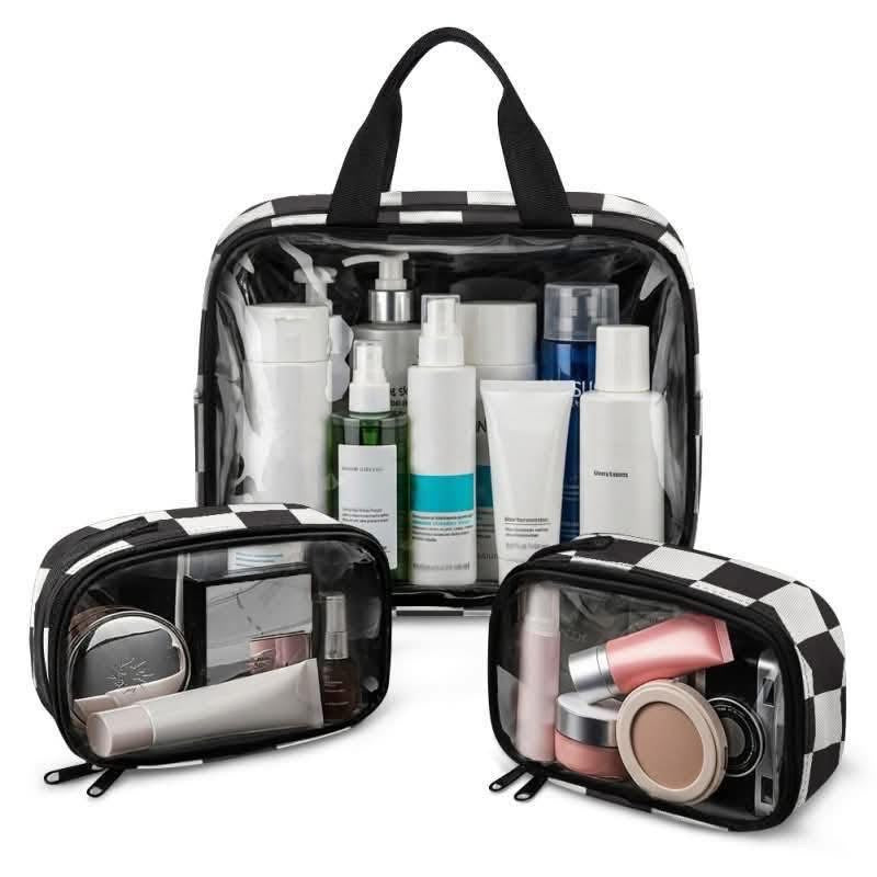 Glam on the Go: 3PC PVC Bag Set | Closing Sundays