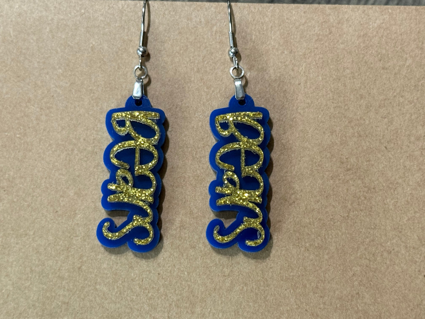 Custom Mascot Earrings | Close Sundays