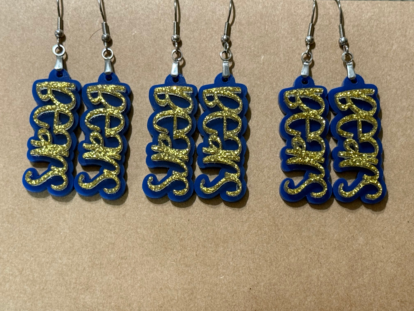 Custom Mascot Earrings | Close Sundays
