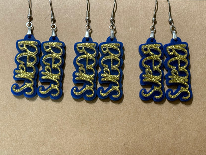 Custom Mascot Earrings | Close Sundays