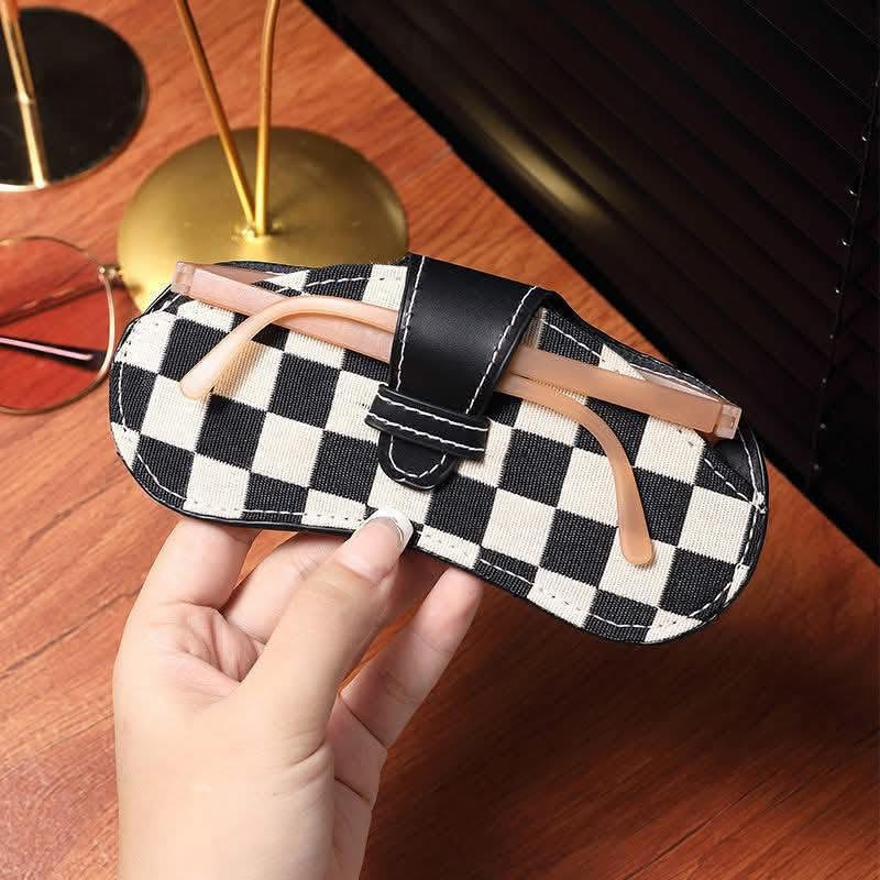 Checkered Sunglasses Case Holder | Closes Sundays