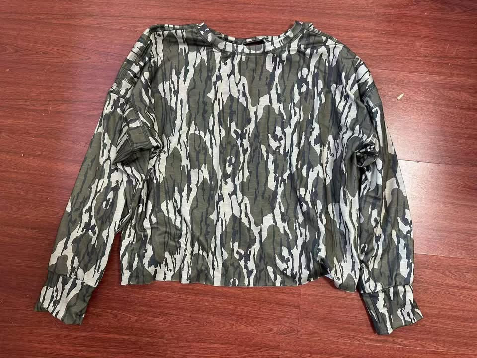 Bottomland Camo Backless Top | Closes Sundays