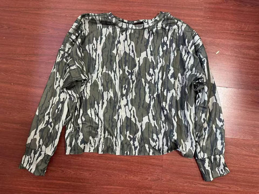 Bottomland Camo Backless Top | Closes Sundays