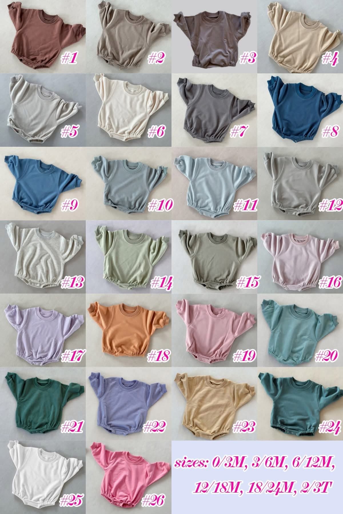 Baby Rompers | Closing Oct. 30th | TAT: 6-7 Weeks