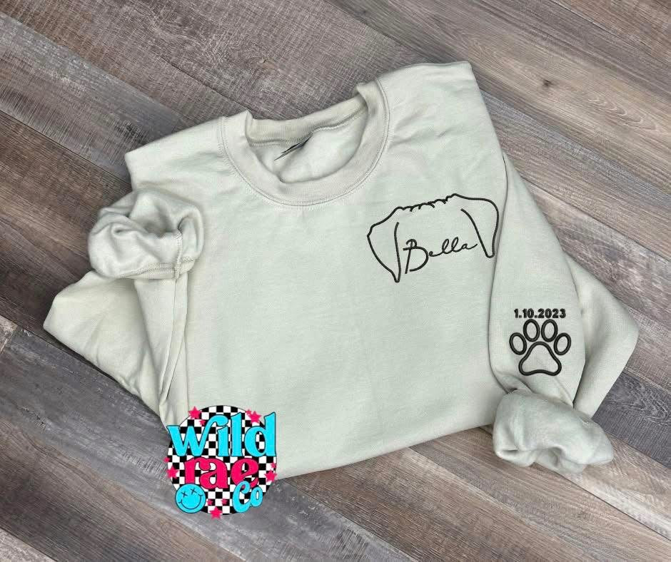 Embroidered Dog Ears | Close Sundays | TAT 25 Business days