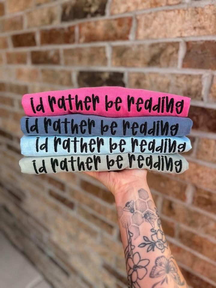 I'd Rather Be_____ Bubble Saying Tee | Weekly Sunday Closing | TAT 35 Business Days