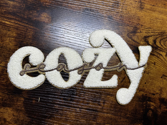 Cozy Season Chenille Patch