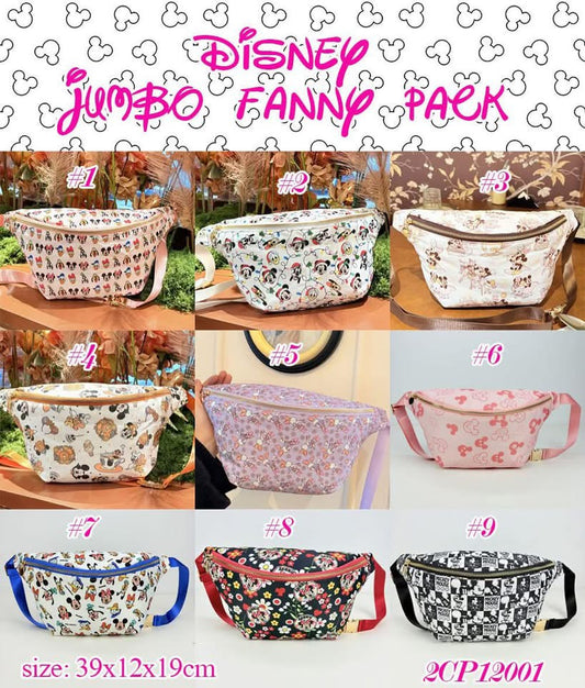 CHARACTER PRINTED JUMBO FANNY PACK | PRE-ORDER | CLOSE SUNDAY