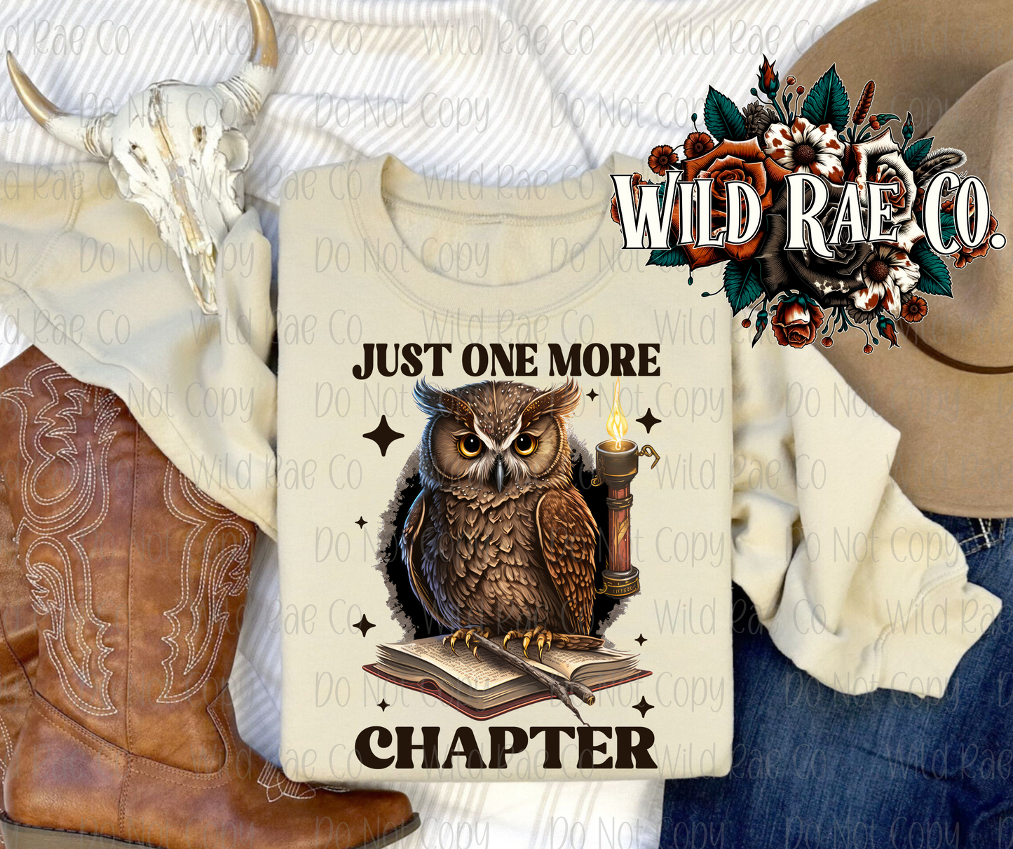 JUST ONE MORE CHAPTER OWL